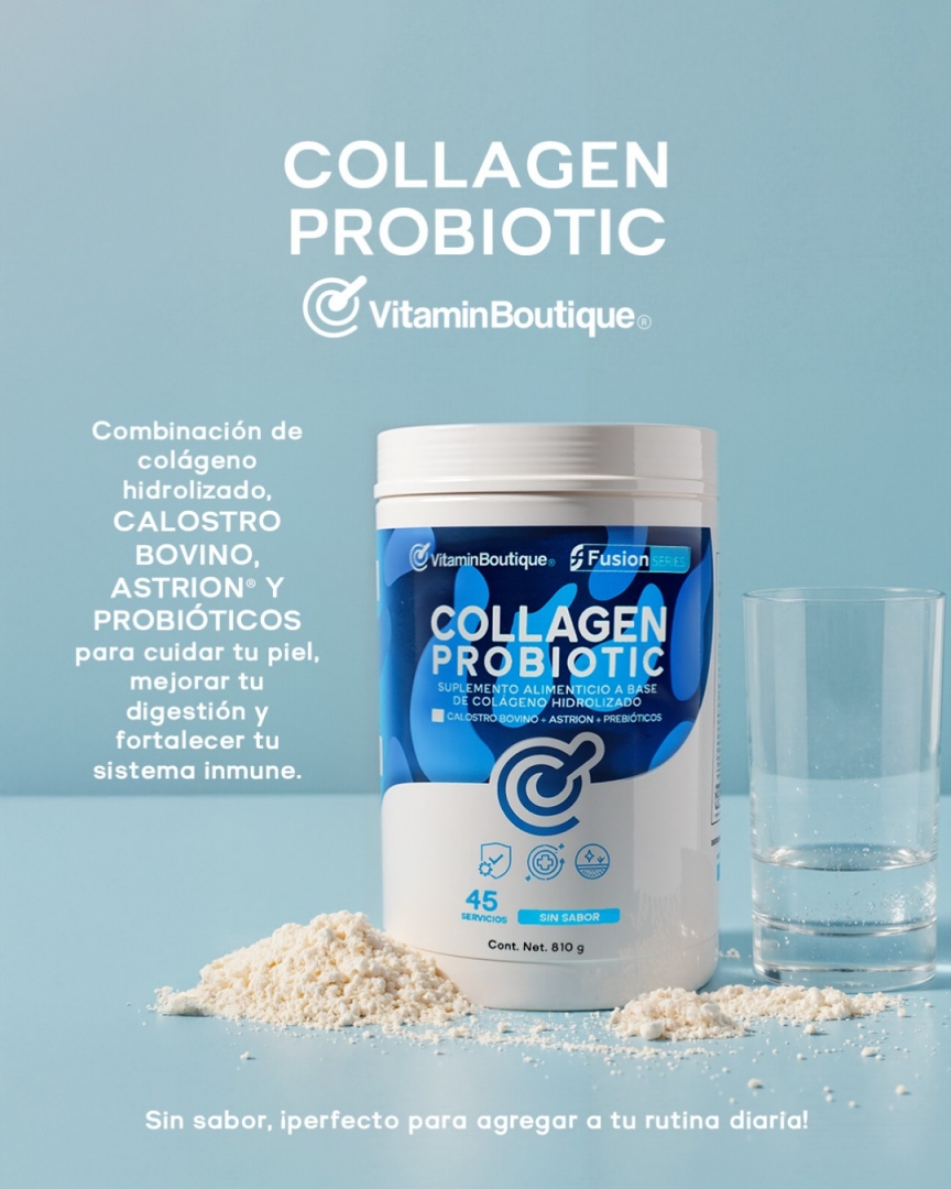 NUTRE TU ESENCIA Y VIVE RADIANTE CON COLLAGEN PROBIOTIC