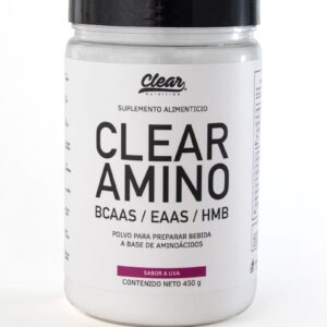 Clear Amino 9 Aminoacidos Esenciales EAAS - 50 porciones Uva