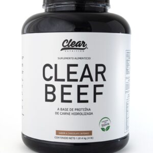 Clear Beef Proteina de Carne Hidrolizada 4 lbs - Chocolate intenso