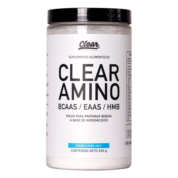 Clear Amino 9 Aminoacidos Esenciales EAAS - 50 porciones Mora Azul