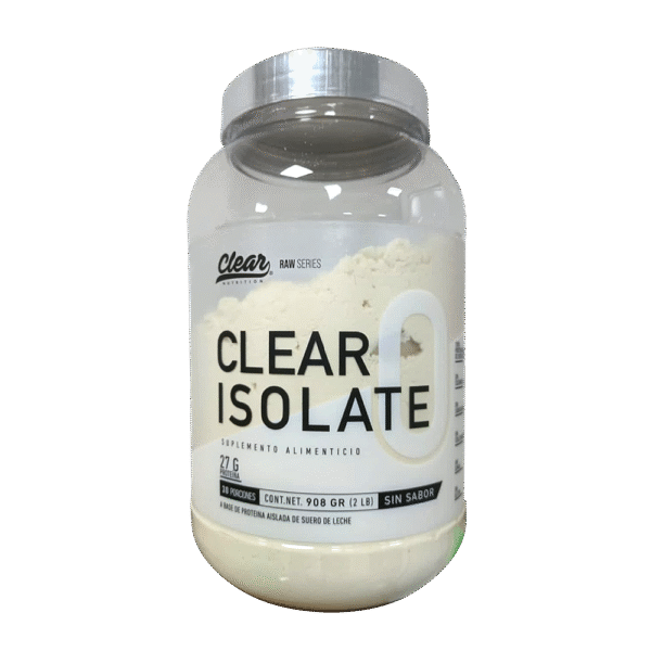 Clear Isolate - Proteina Aislada de Suero de Leche Totalmente Pura Sin Sabor (100% Whey Protein Isolate 90%)