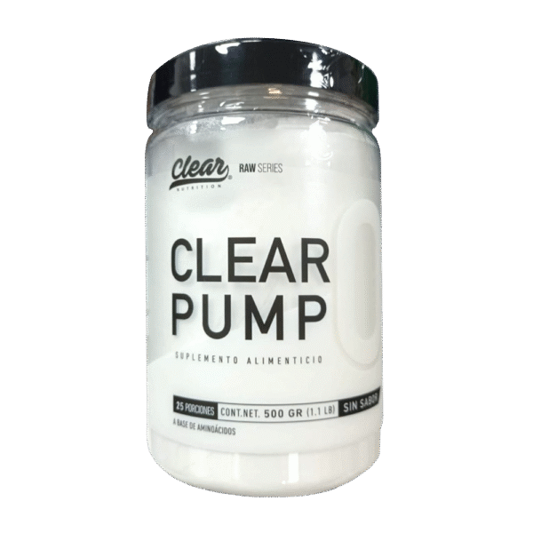 Clear Pump - Pre entrenador sin sabor y sin estimulantes.