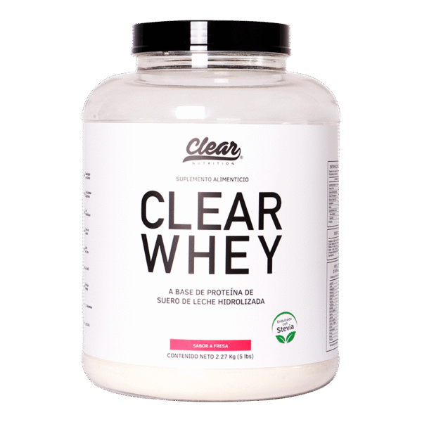 Clear Whey Proteina de Suero de Leche 5 lbs - Fresa