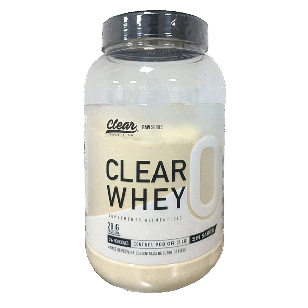Clear Whey 0 - Proteina de Suero de Leche Totalmente Pura Sin Sabor (100% Whey Protein 80%)