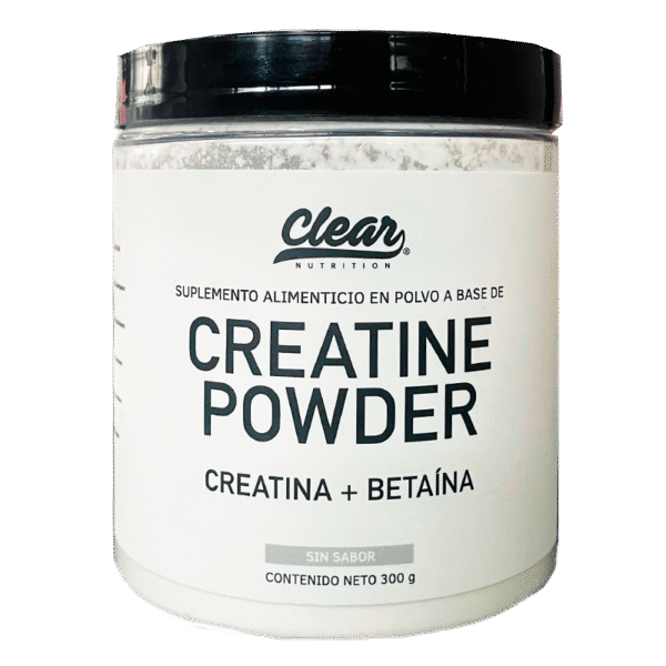 Creatina Monohidratada + Betaína 300g - 60 porciones.